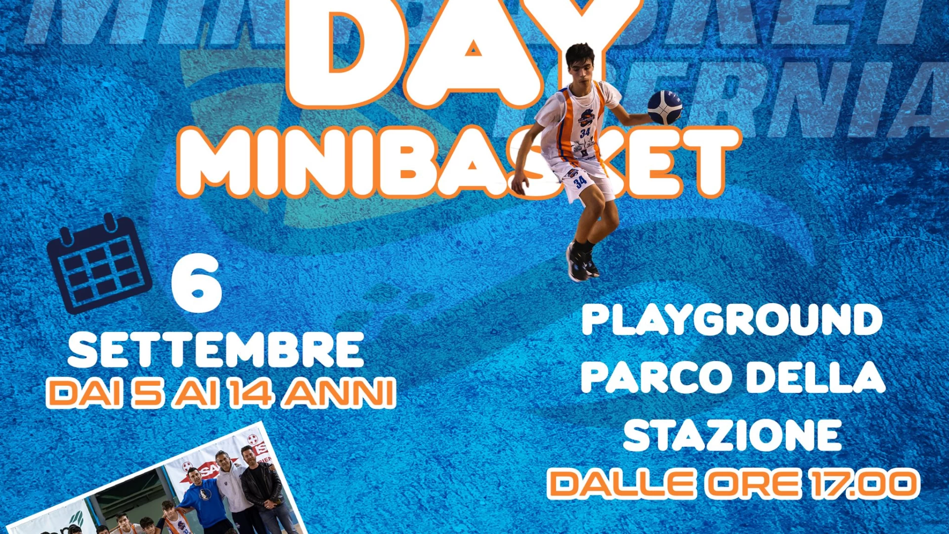 Isernia: nel pomeriggio l’Open Day di Mini-Basket promosso ed organizzato dall’associazione sportiva “New Minibasket”. Appuntamento al Parco della Stazione.